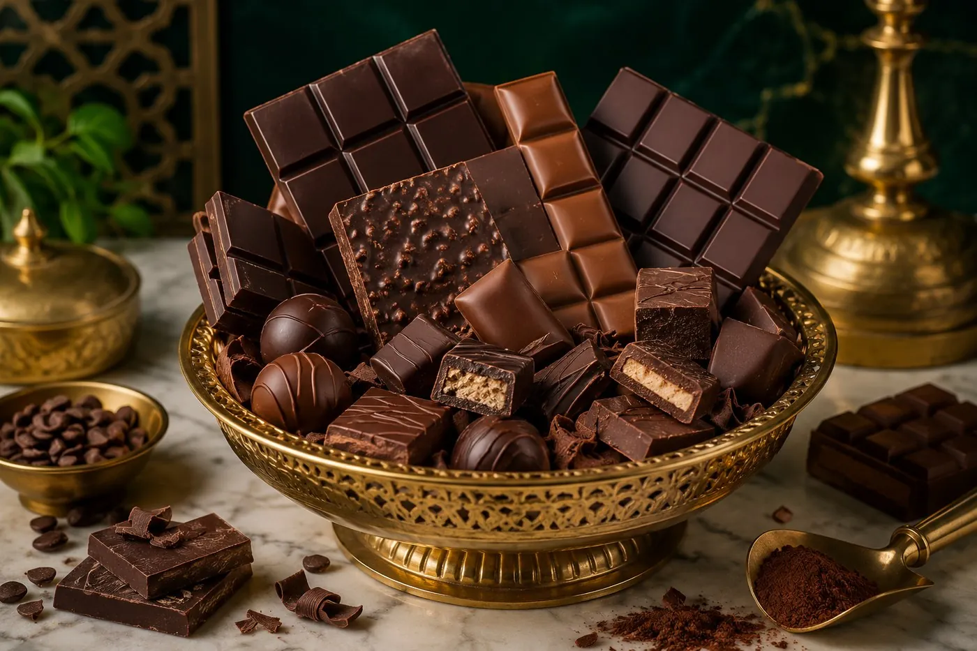 Chocolate ingredient for sweet paan at Manakamana Paan Bhandar