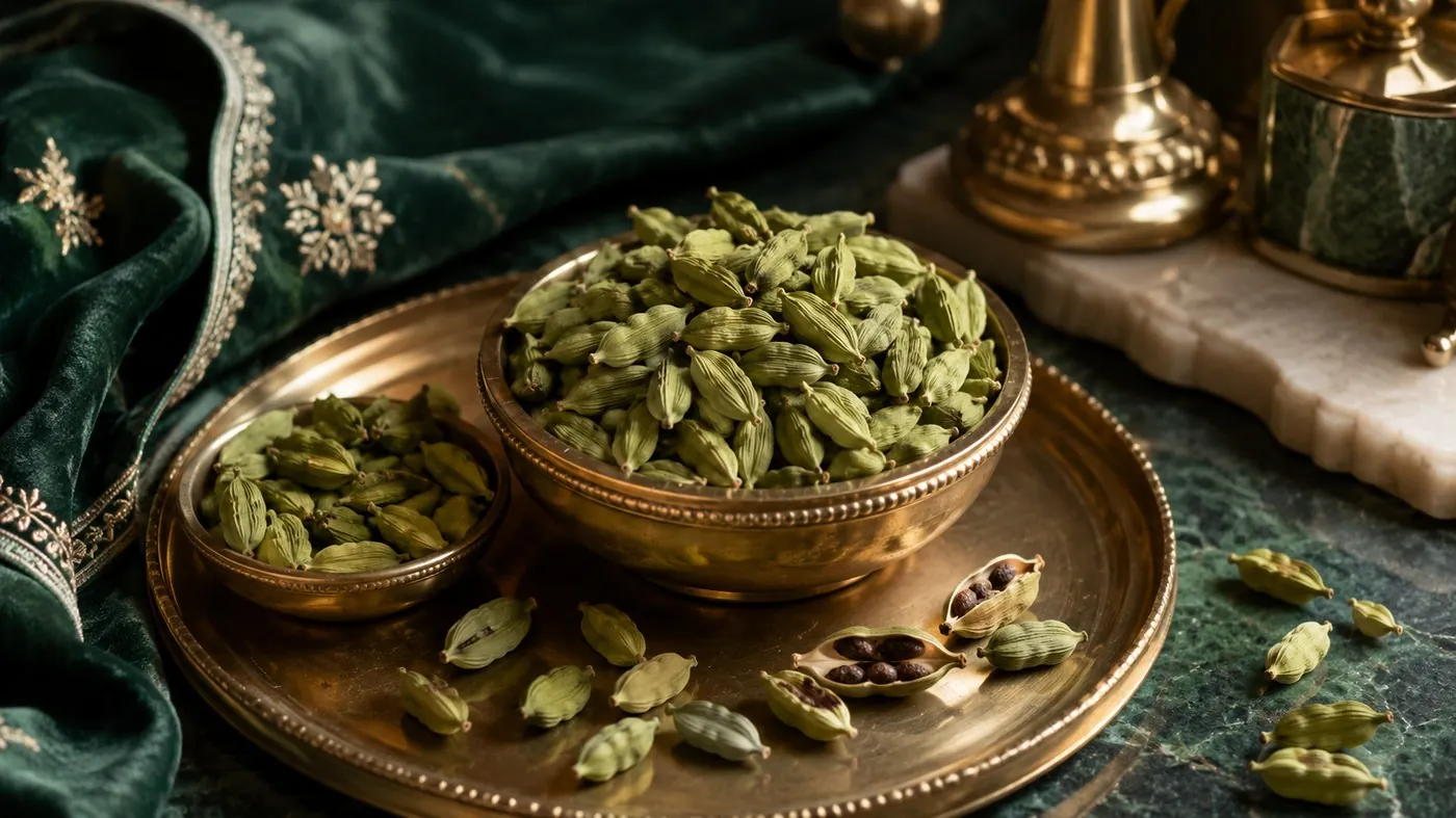 Elaichi ingredient for aromatic fresh paan at Manakamana Paan Bhandar