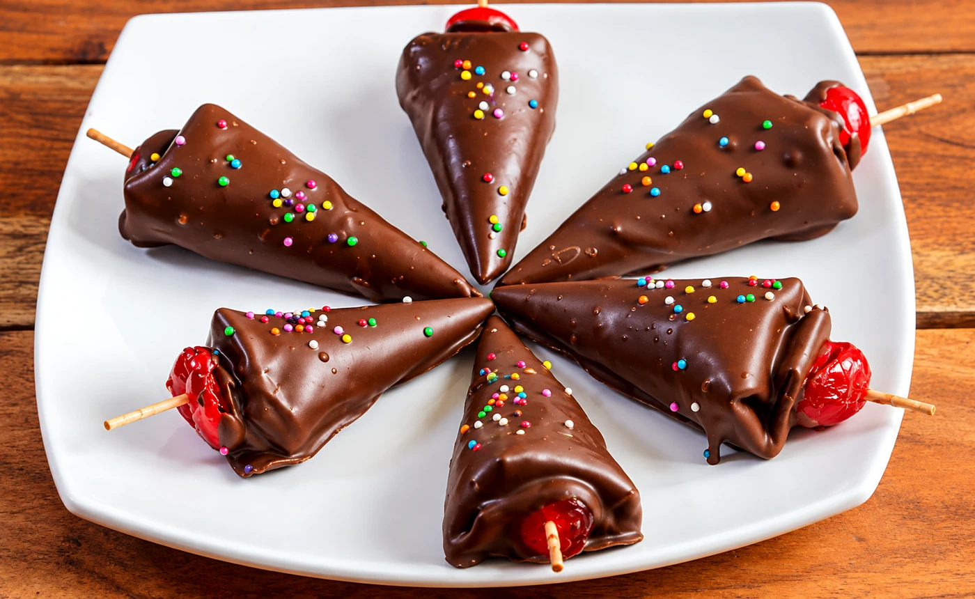 Chocolate paan with a rich chocolate coating at Manakamana Paan Bhandar