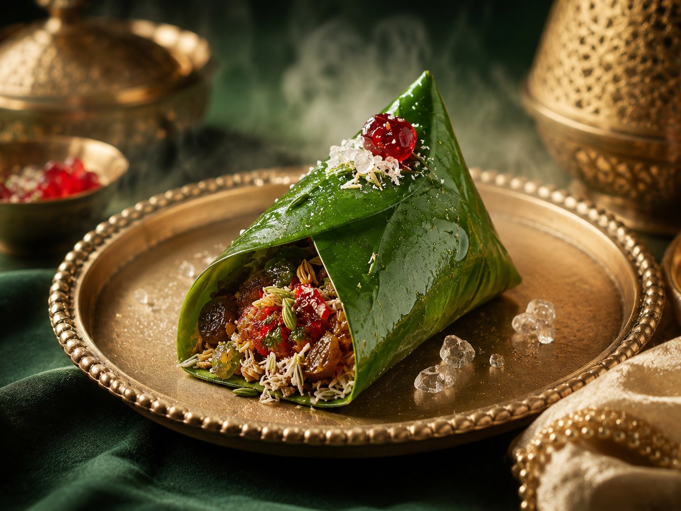 Cold paan with a refreshing chilled presentation at Manakamana Paan Bhandar